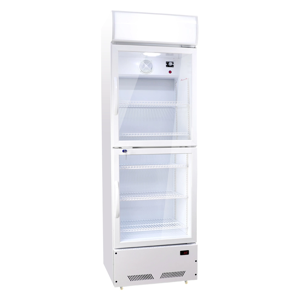 800L Glass Door Cooler Glass Door Beverage Cooler Commercial Display Fridge