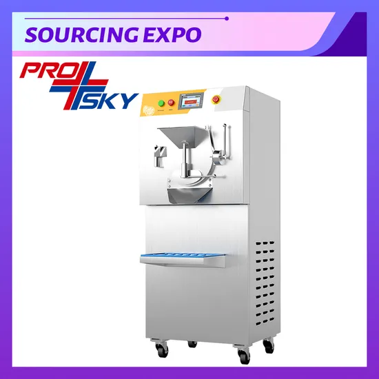 Vertical Gelato Ice Cream Batch Freezer