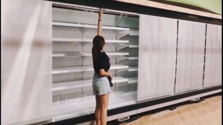 Открытый многоярусный охладитель длиной 1,2 м для холодильного оборудования супермаркетов